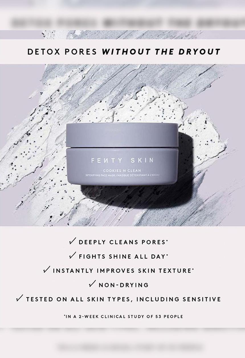 Fenty Beauty - Cookies N Clean Whipped Clay Pore Detox Face Mask