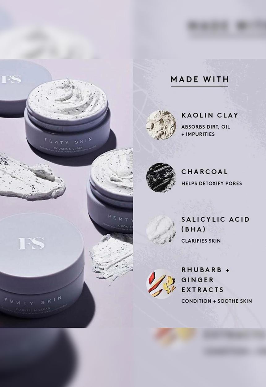 Fenty Beauty - Cookies N Clean Whipped Clay Pore Detox Face Mask
