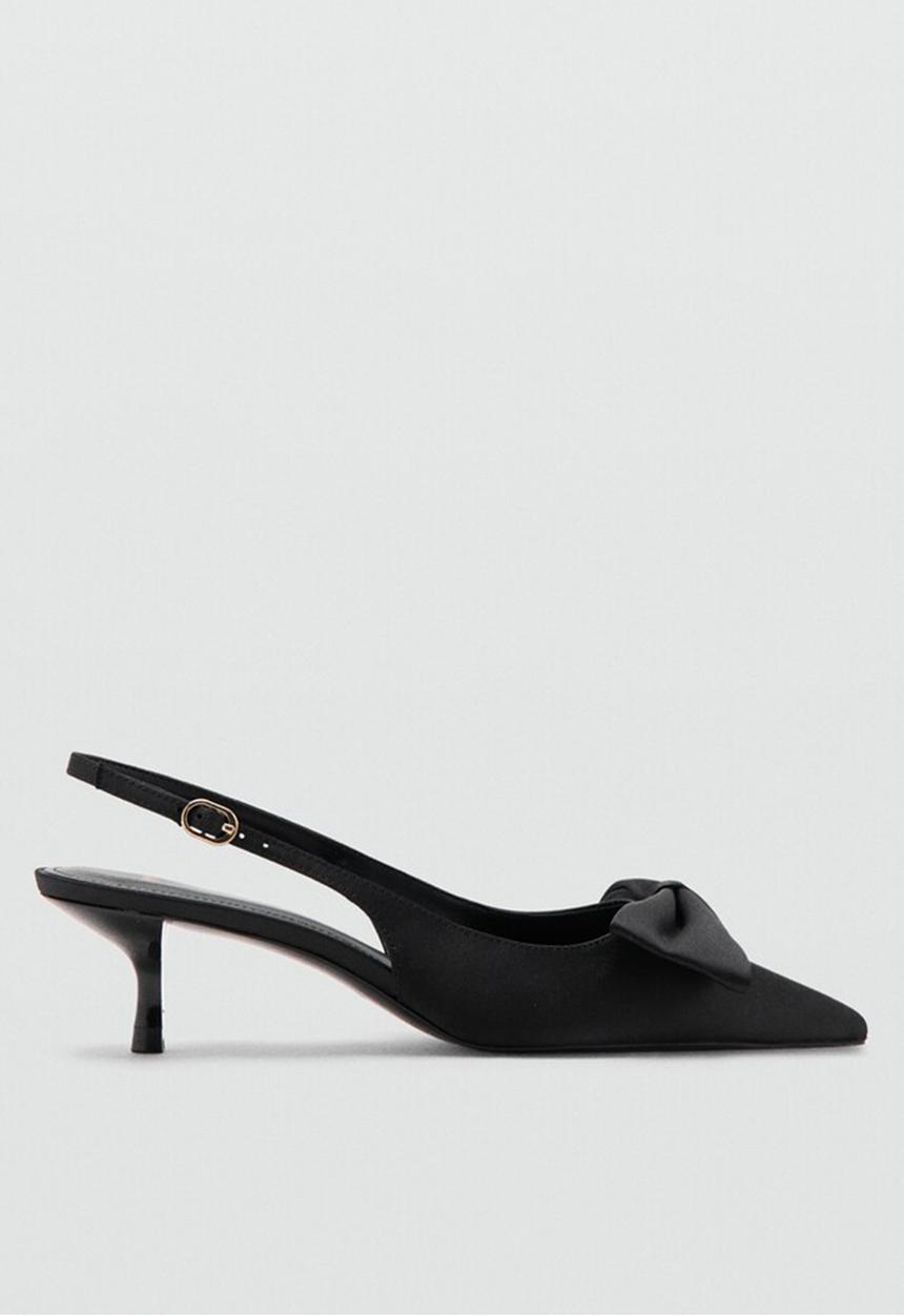 MANGO - Zalo slingback heel - black
