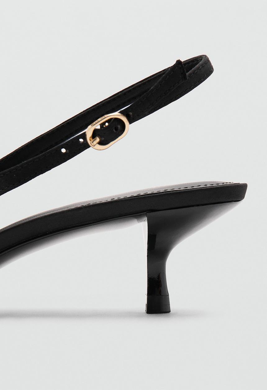 MANGO - Zalo slingback heel - black