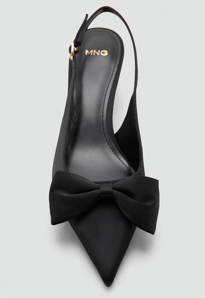 MANGO - Zalo slingback heel - black