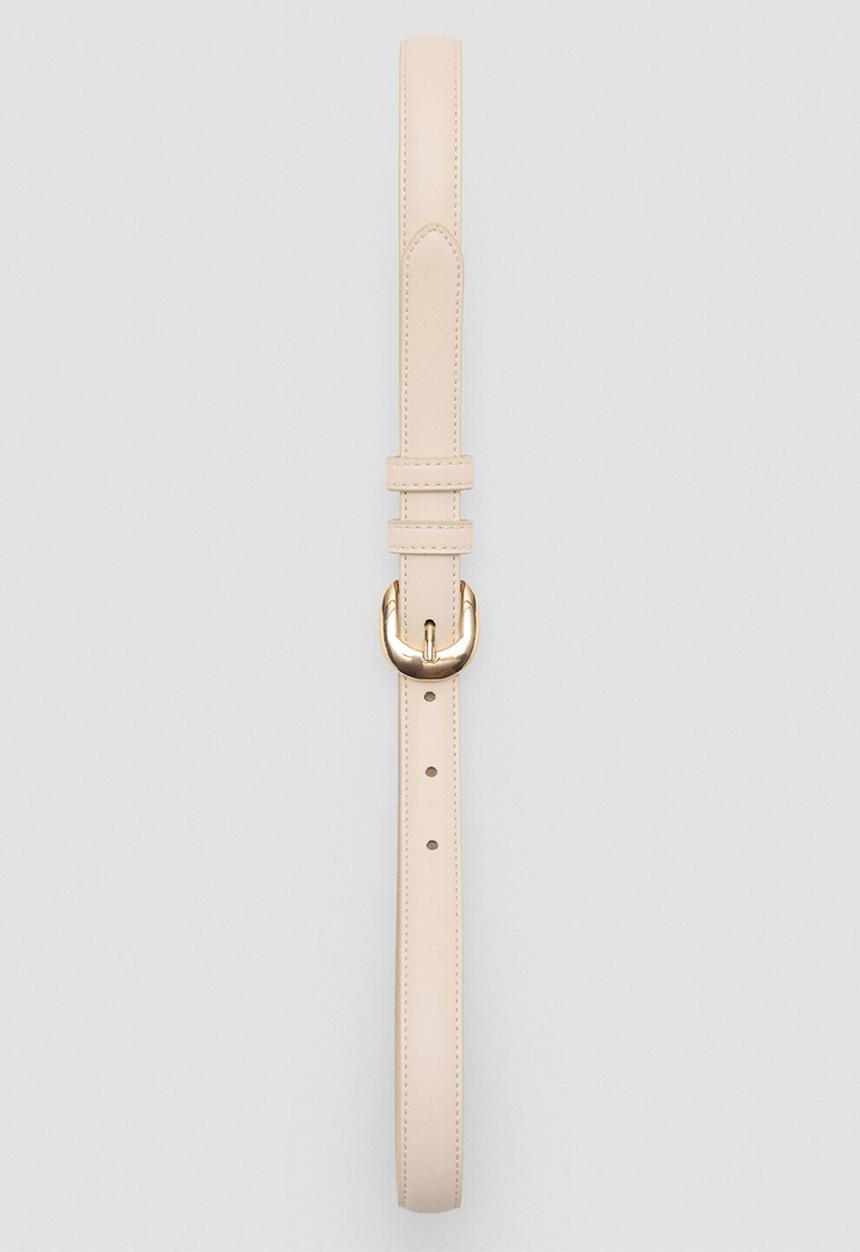 MANGO - Belt Nicola - Light Beige