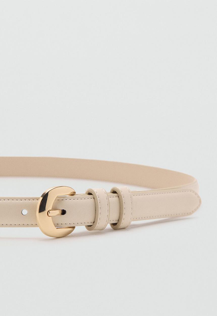 MANGO - Belt Nicola - Light Beige