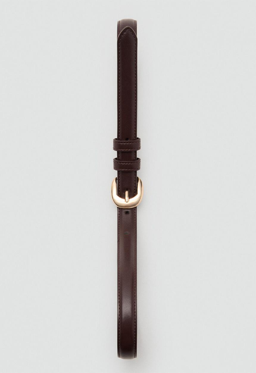 MANGO - Belt Nicola - Dark Brown