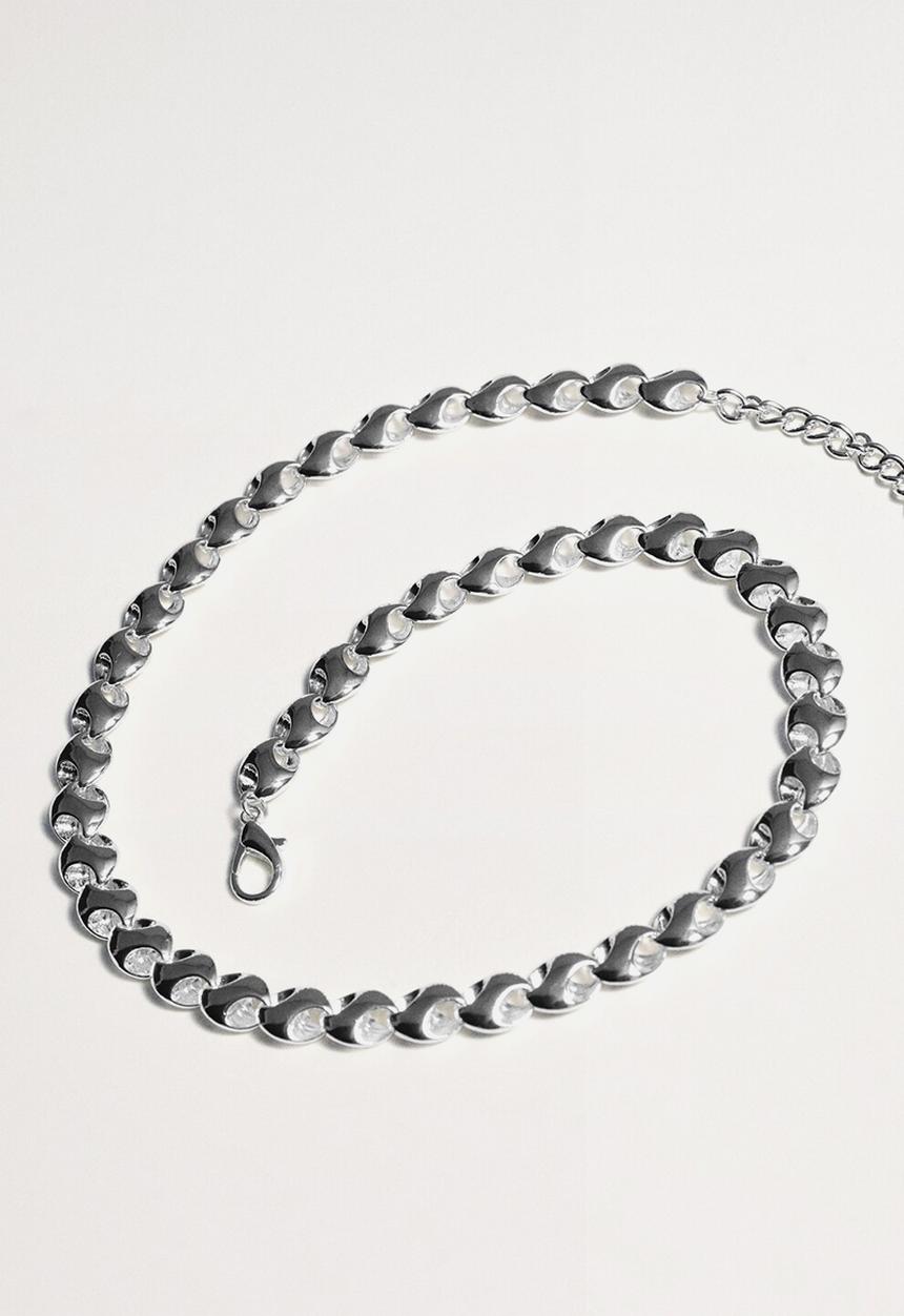 MANGO - Eddie necklace - silver