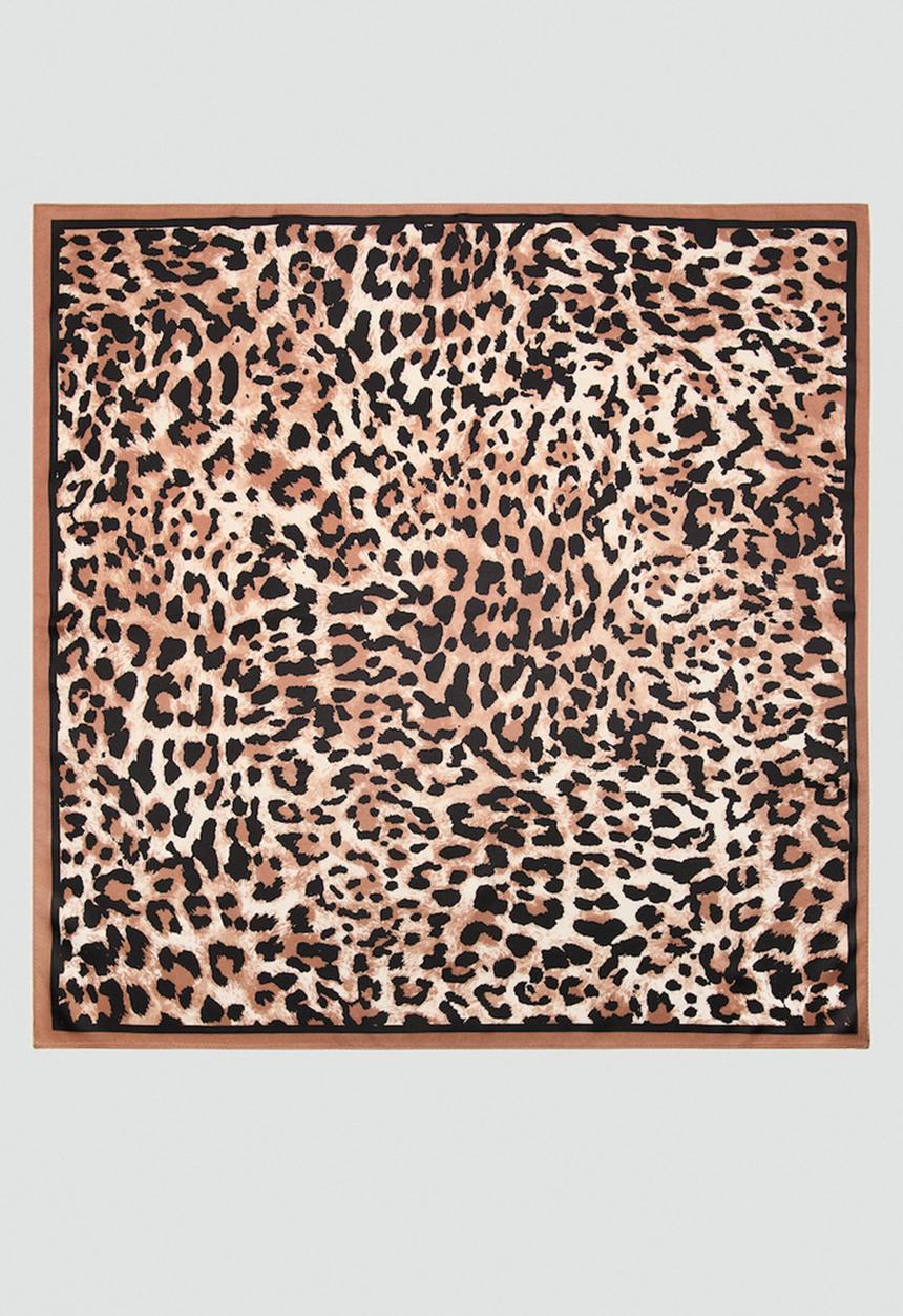 MANGO - Leona neckerchief - brown