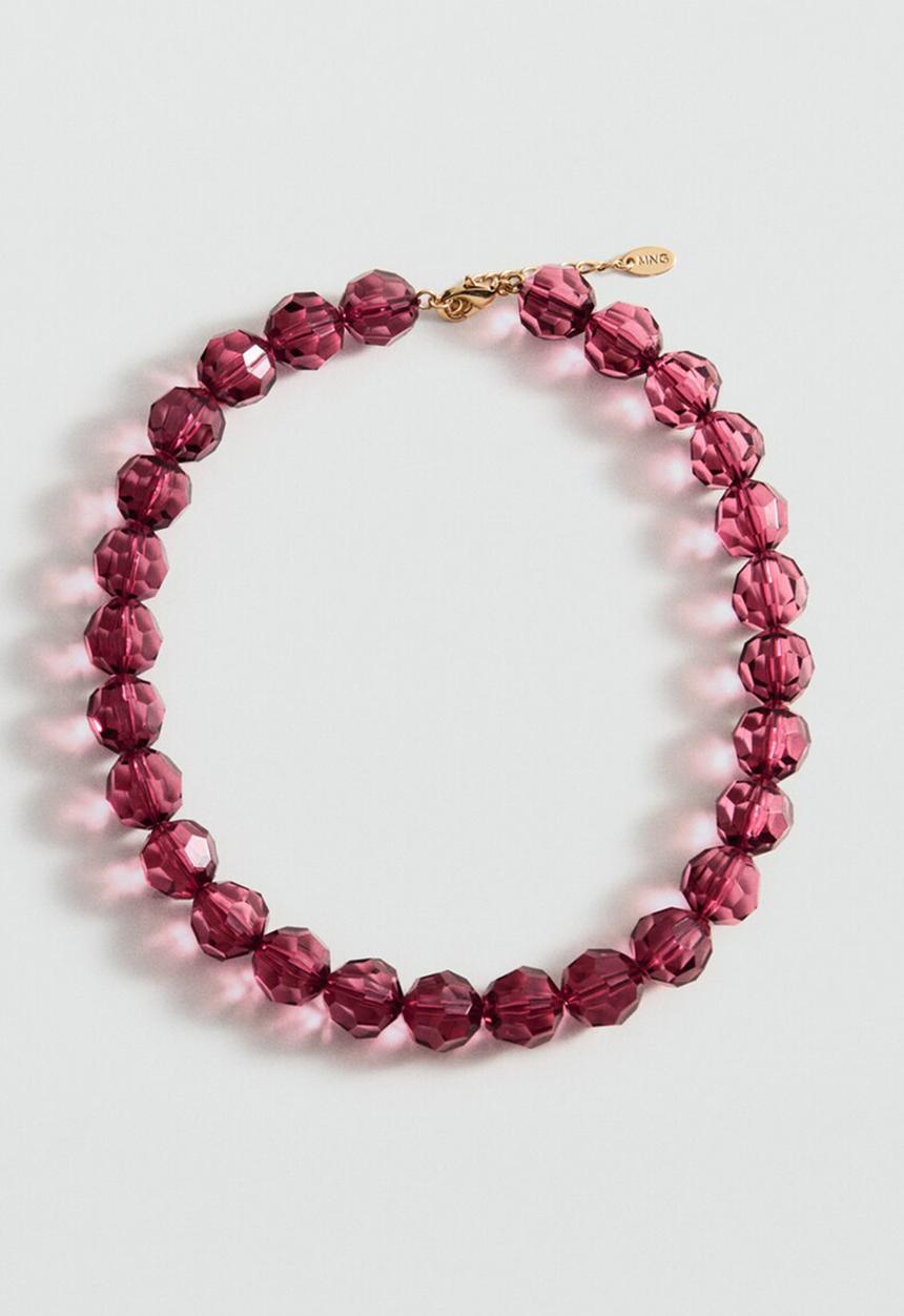 MANGO - Felicia necklace - light pink