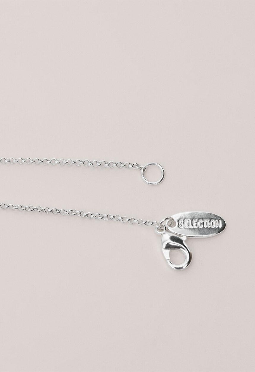MANGO - Bottle necklace - silver