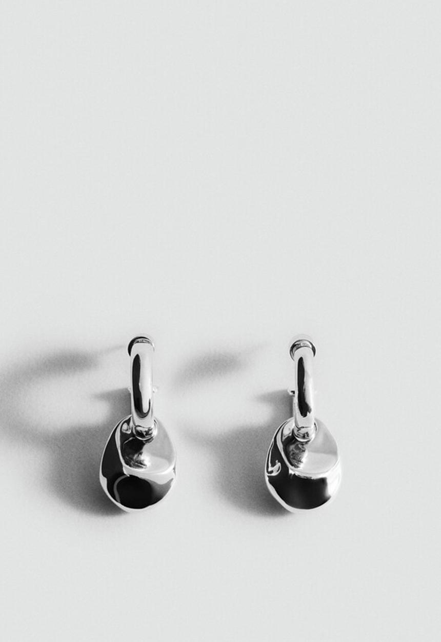 MANGO - Elena earrings - silver