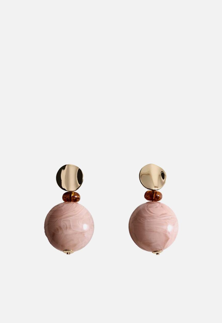 MANGO - Estela earrings - light pink
