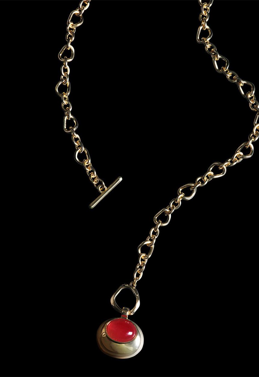 MANGO - Eleonora necklace - gold