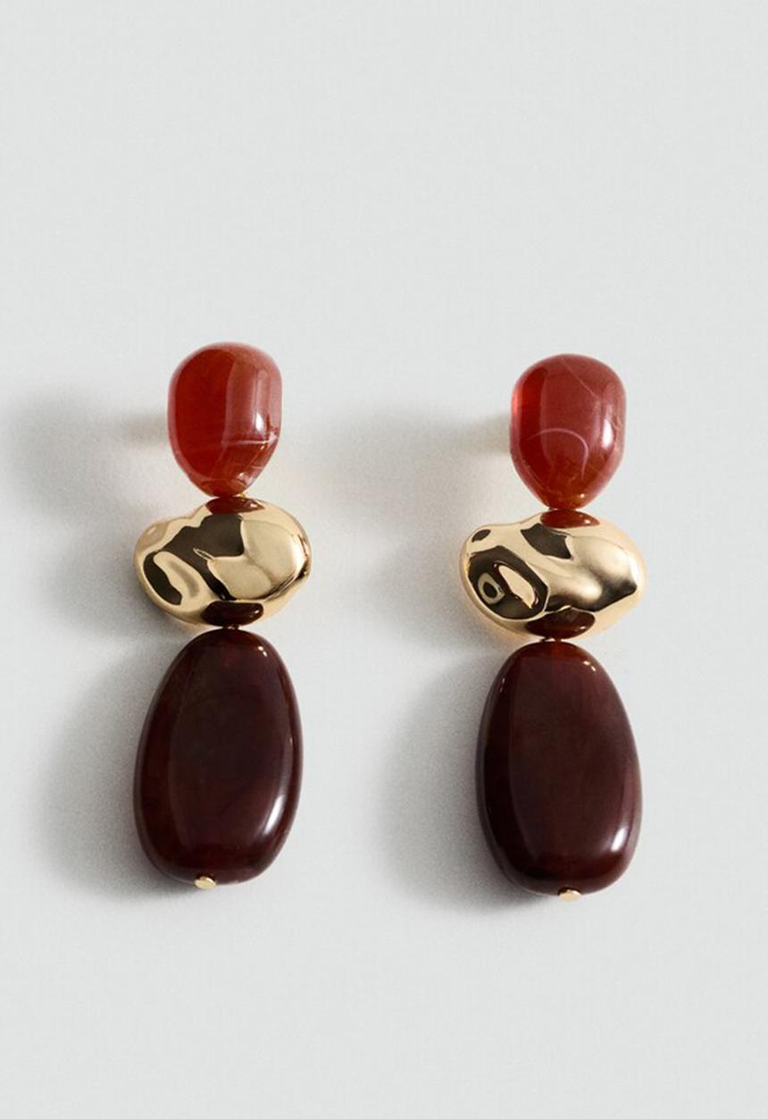 MANGO - Estrella earrings - gold