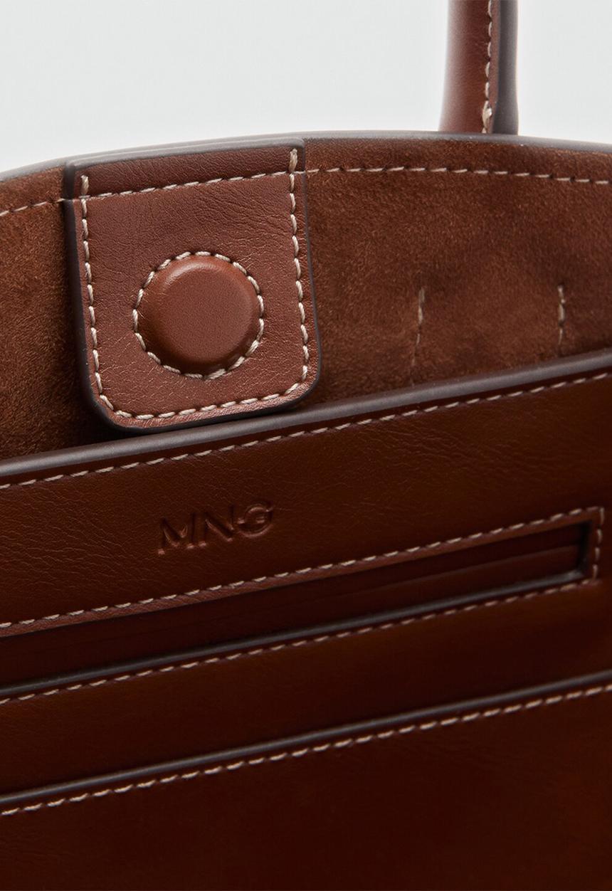 MANGO - Capi crossbody bag - medium brown