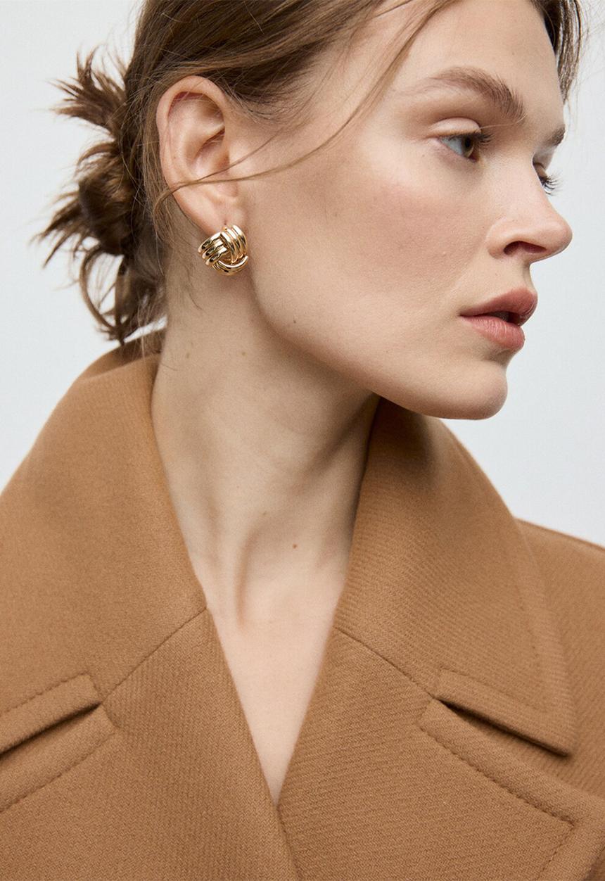 MANGO - Lisa earrings - gold