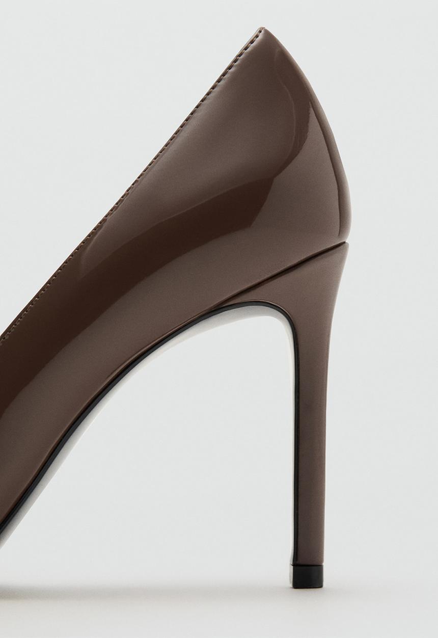 MANGO - Audreybe stiletto court heel - dark brown