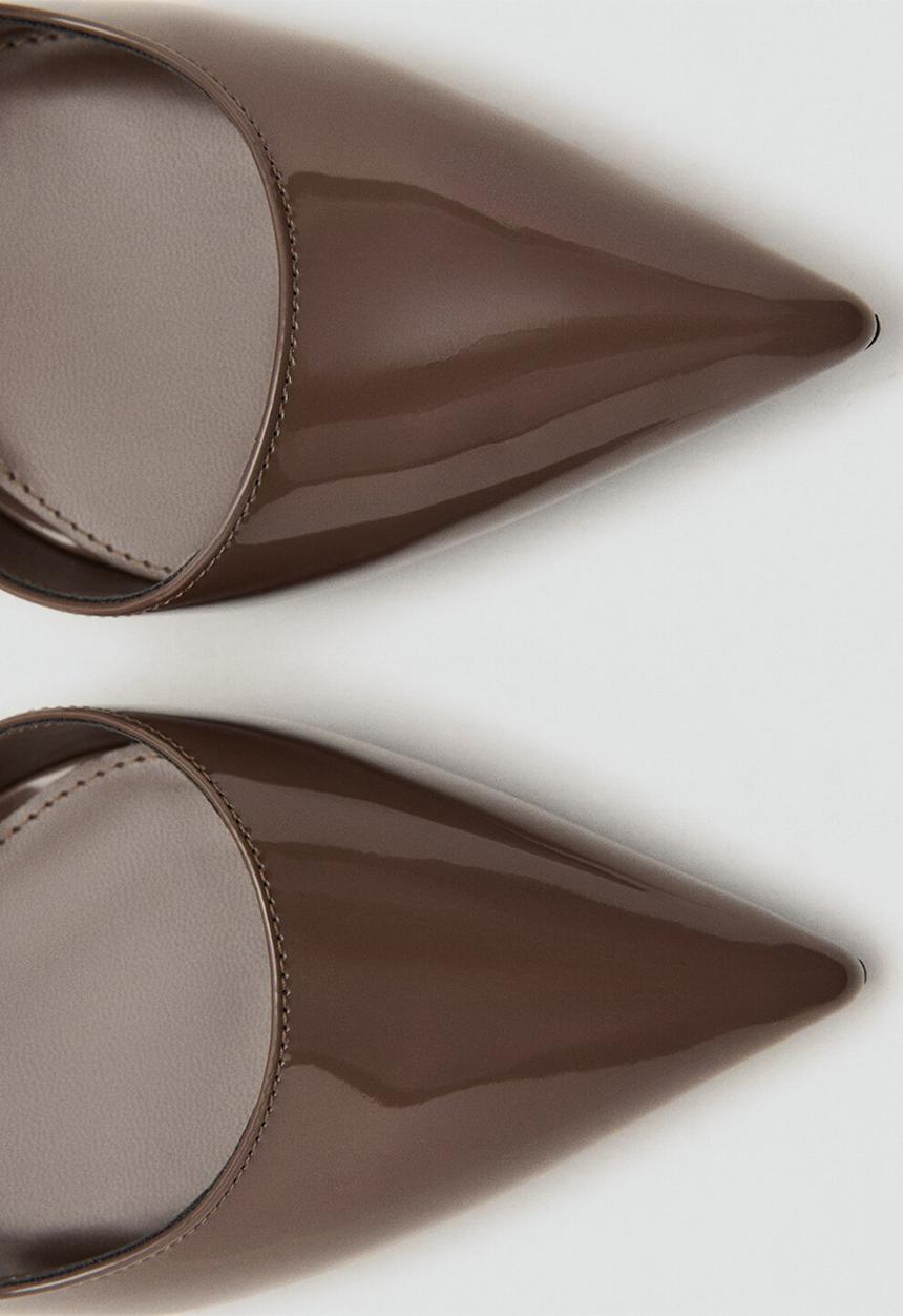 MANGO - Audreybe stiletto court heel - dark brown
