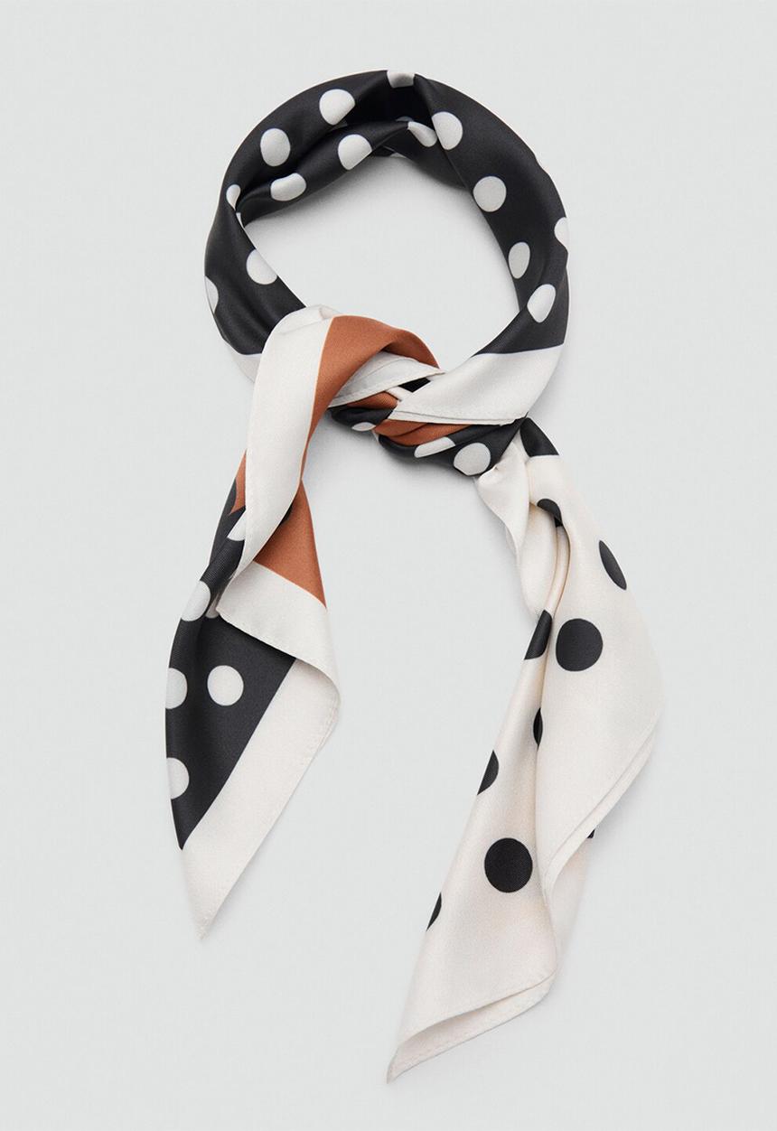 MANGO - Luna Neck Scarf - Light Beige