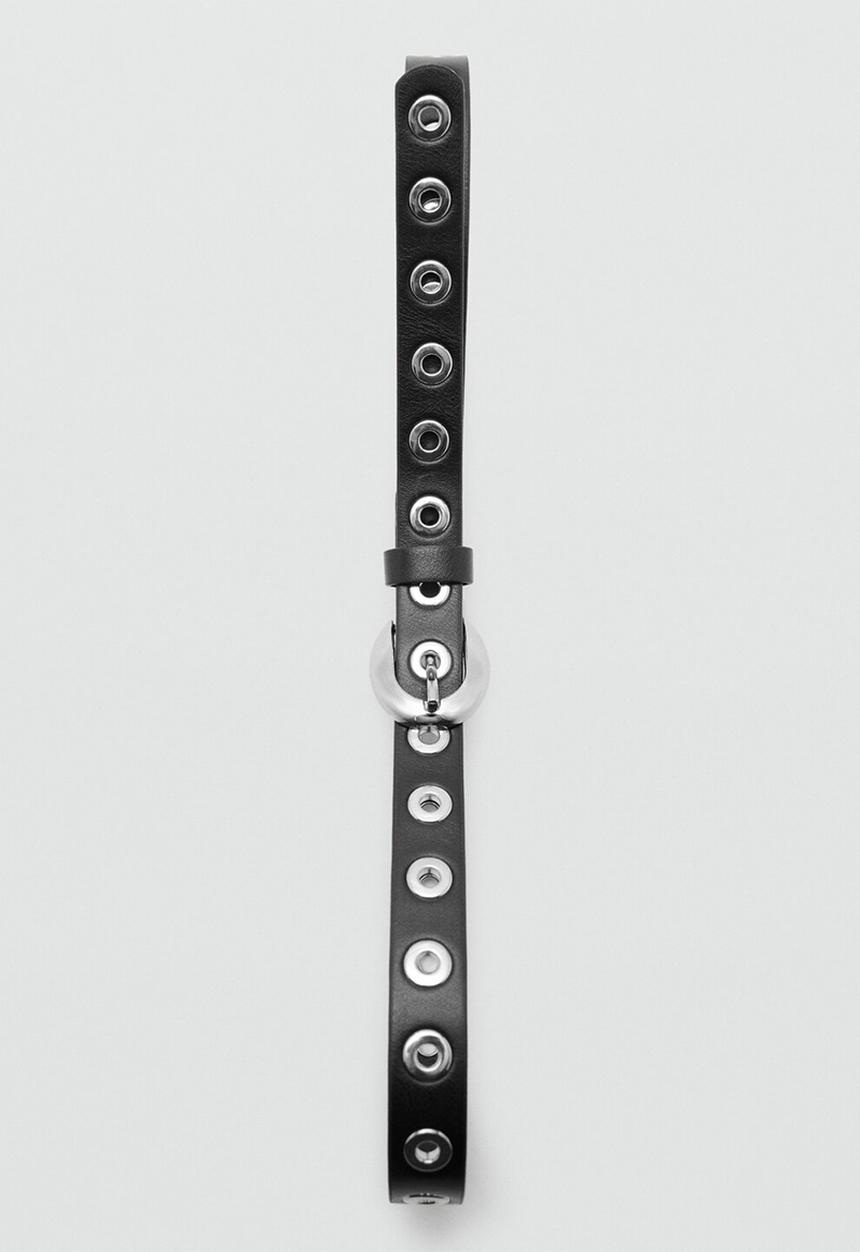 MANGO - Eyes belt - black