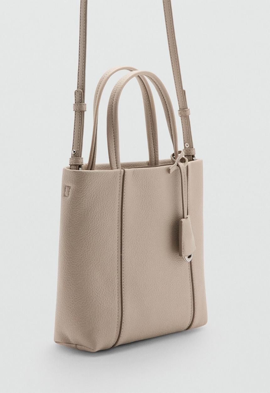 MANGO - Gracia tote bag - natural