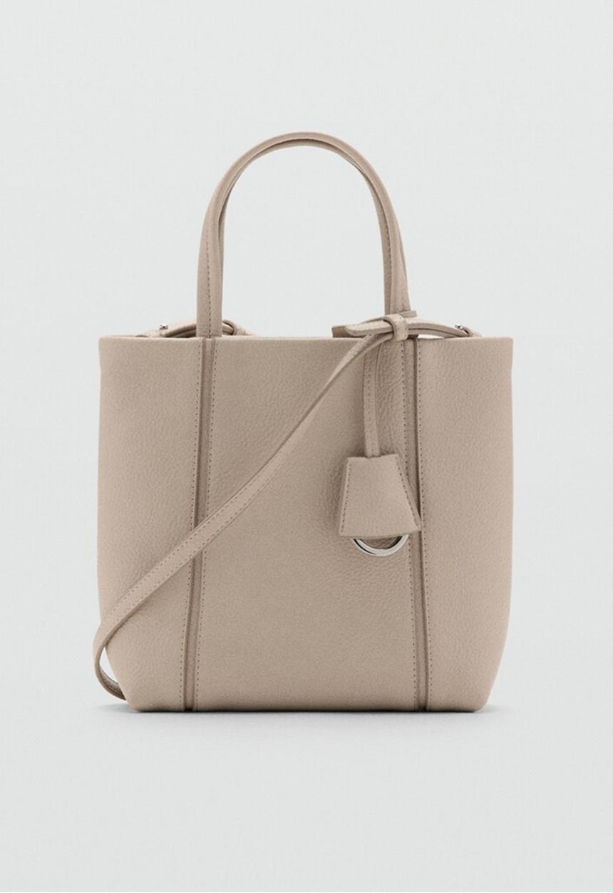 MANGO - Gracia tote bag - natural