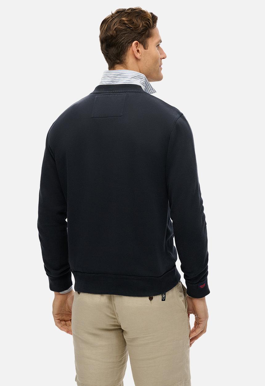 Superdry. - Vintage Athletic Crew - Eclipse Navy