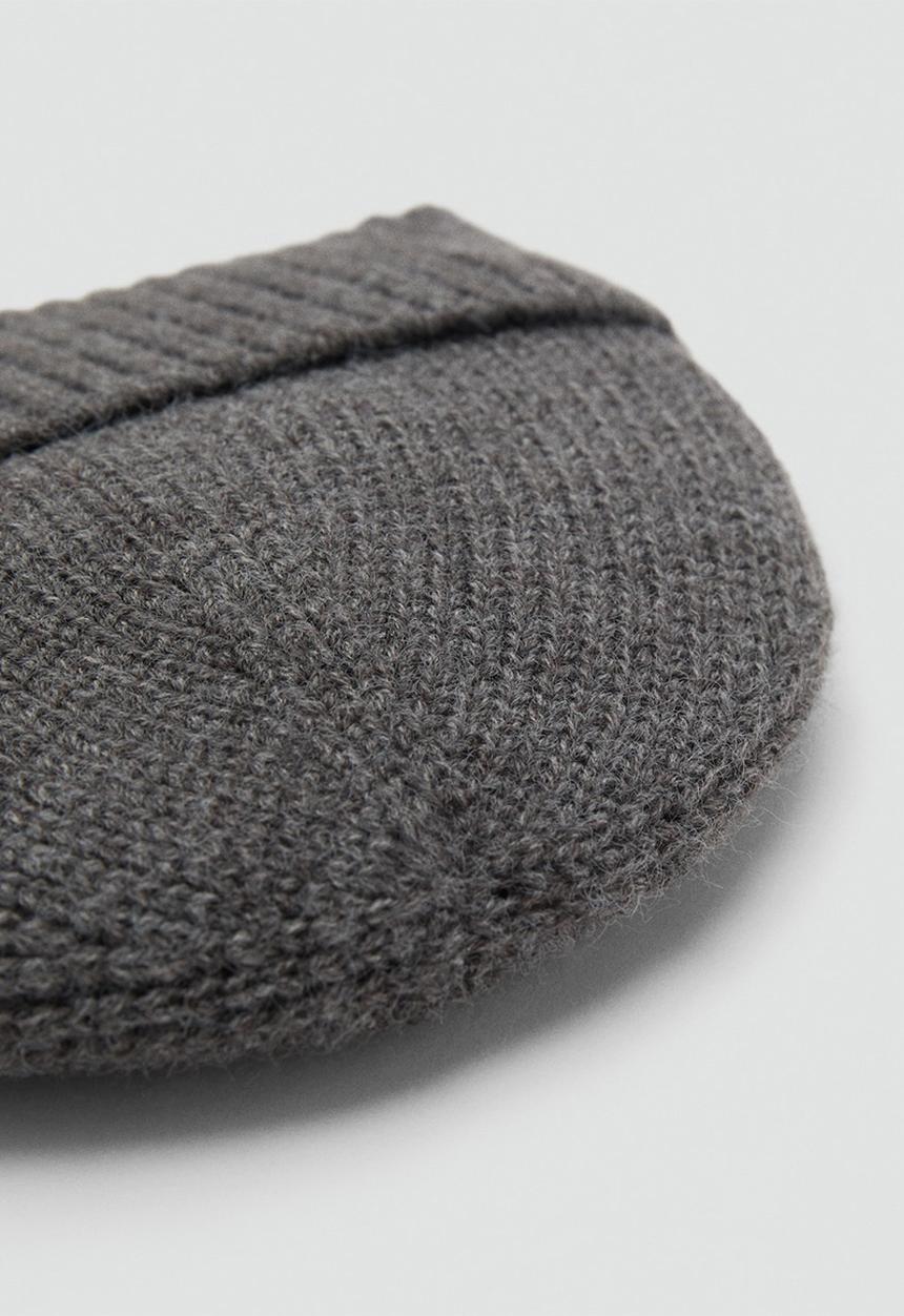 MANGO - Beanie CRAIG - Gray