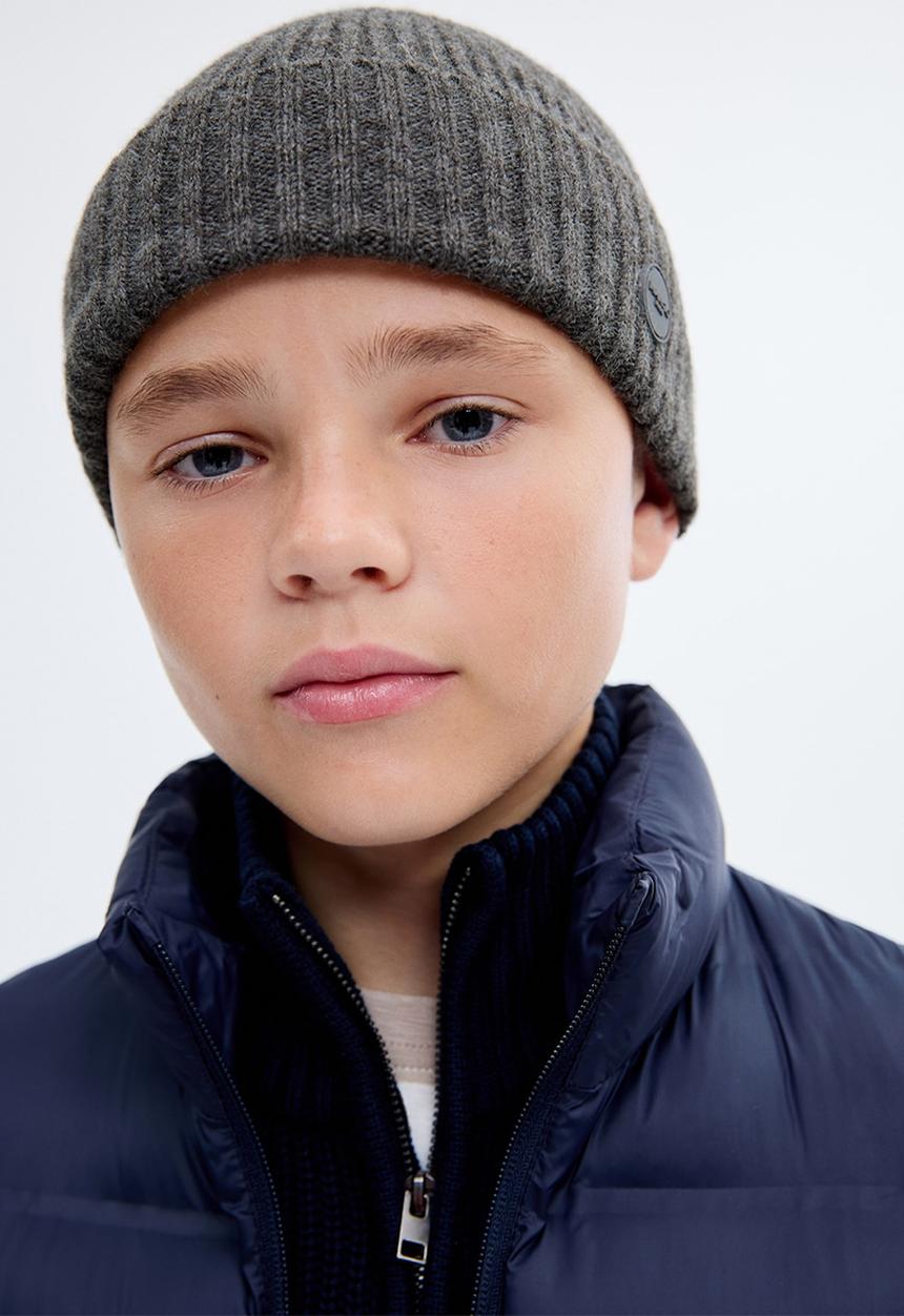 MANGO - Beanie CRAIG - Gray