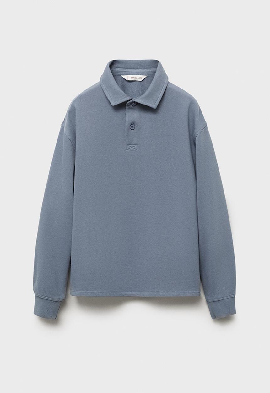 MANGO - Sweatshirt polosw - medium blue