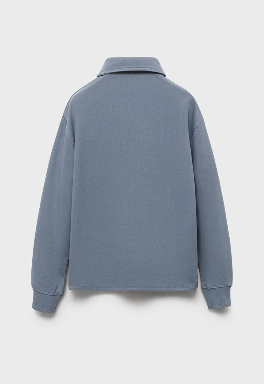 MANGO - Sweatshirt polosw - medium blue