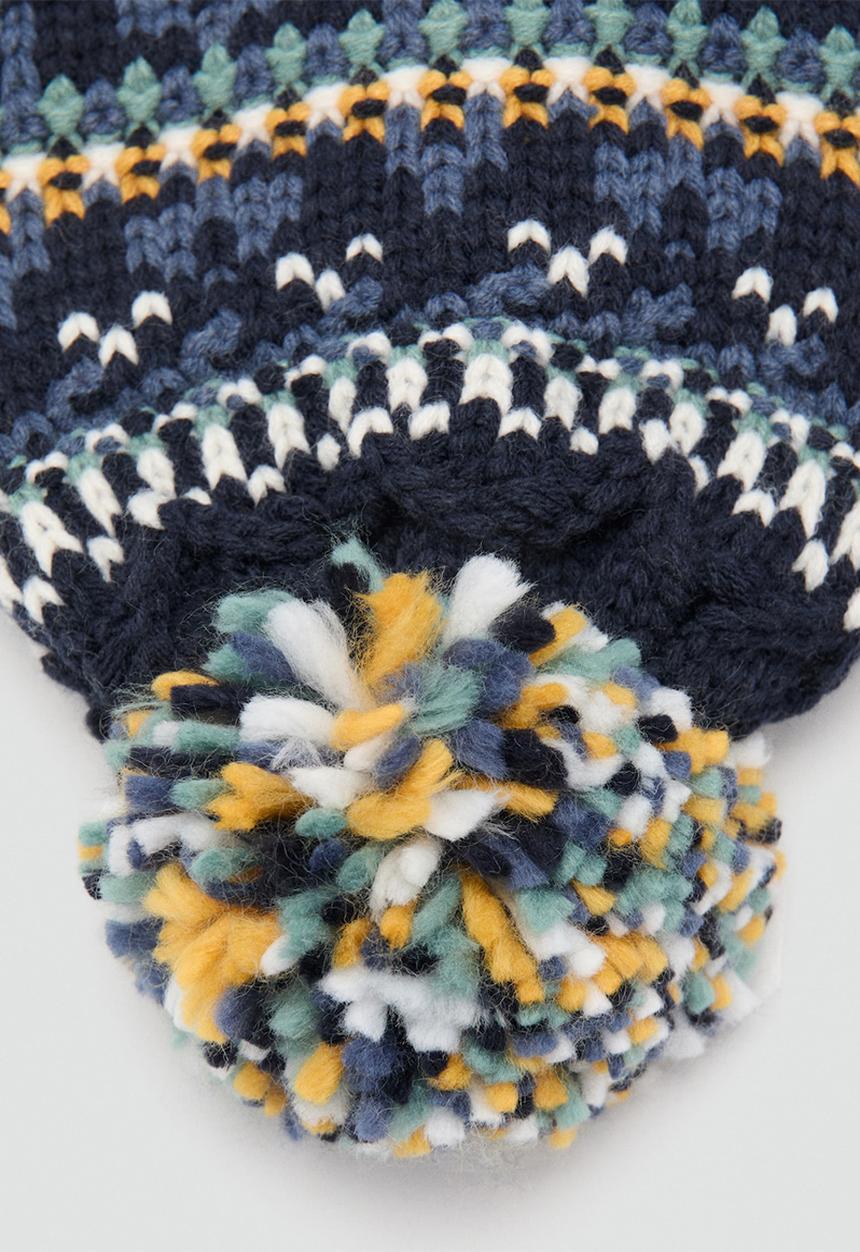 MANGO - Beanie WINTER - Navy