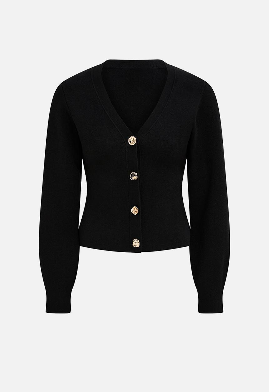 Forever New - Arianna sculpted cardigan in black