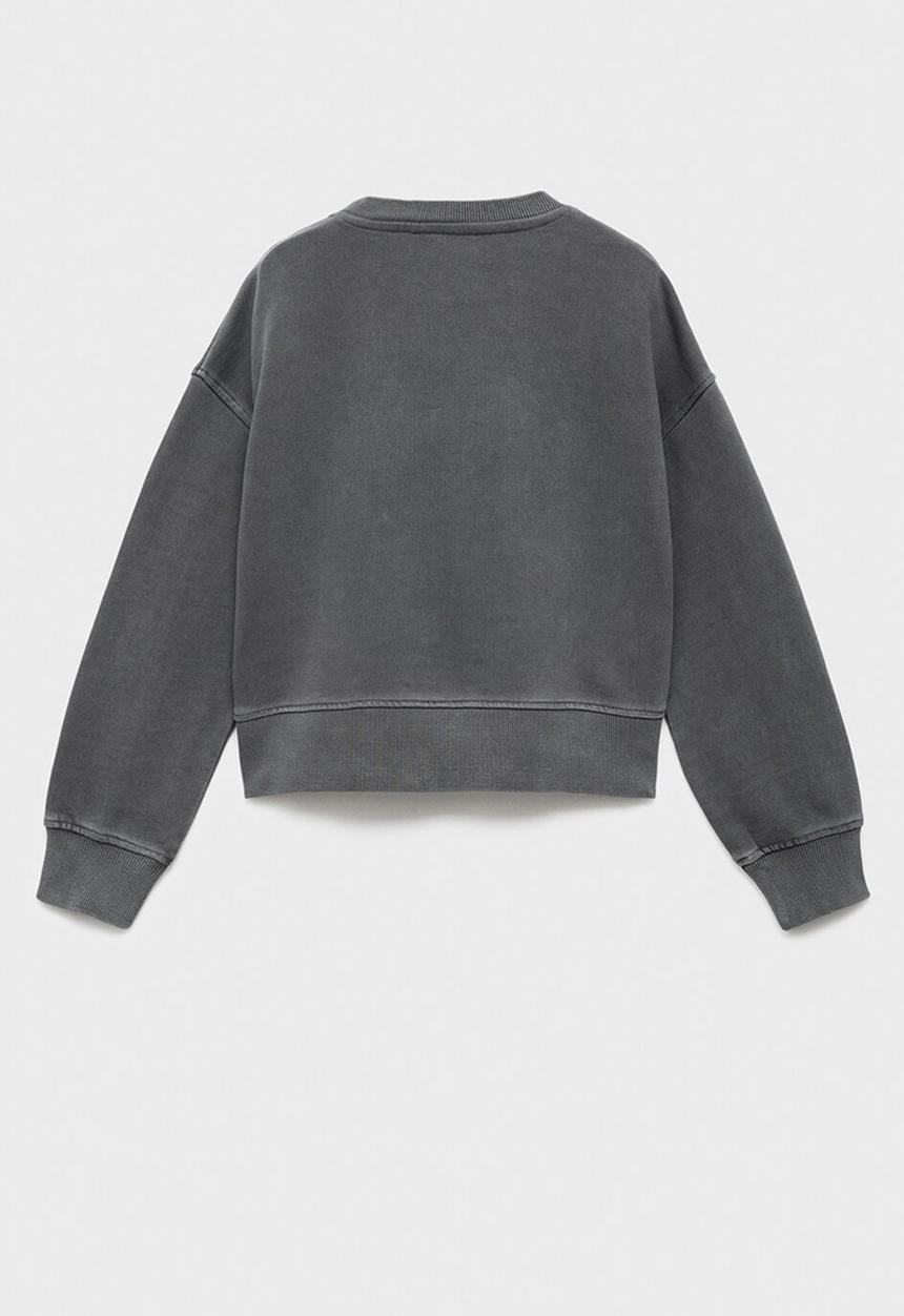 MANGO - Sweatshirt nyset - charcoal