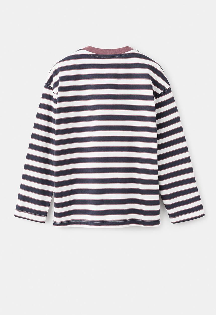 MANGO - T-Shirt LEE - Dark Red
