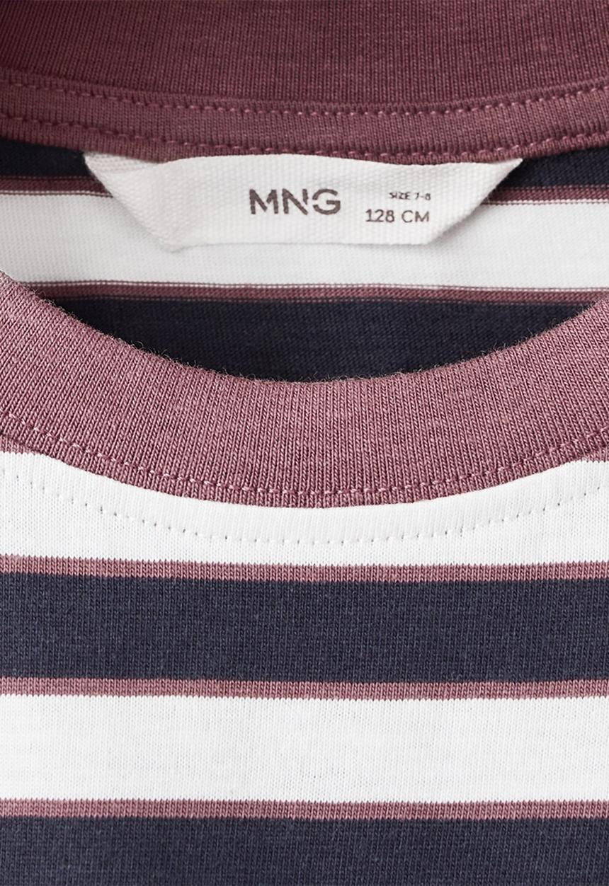 MANGO - T-Shirt LEE - Dark Red