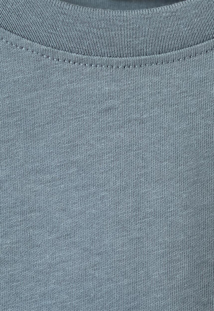 MANGO - T-Shirt SPACE - Turquoise / Aqua