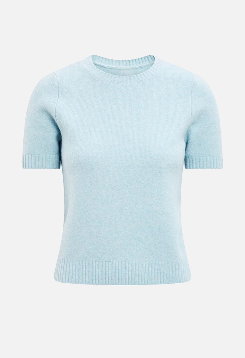 Forever New - Lucy knitted t-shirt in soft duck egg