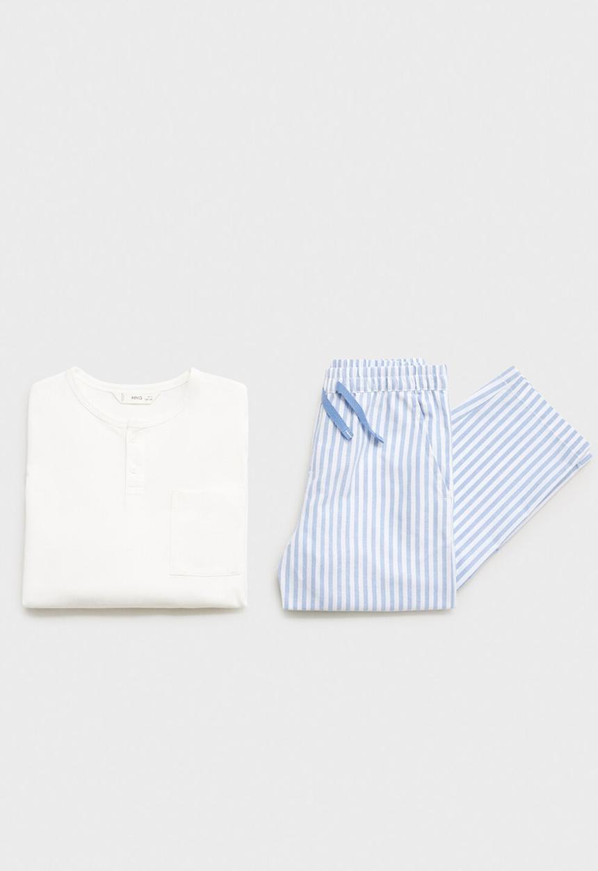 MANGO - Pyjama home - light/pastel blue