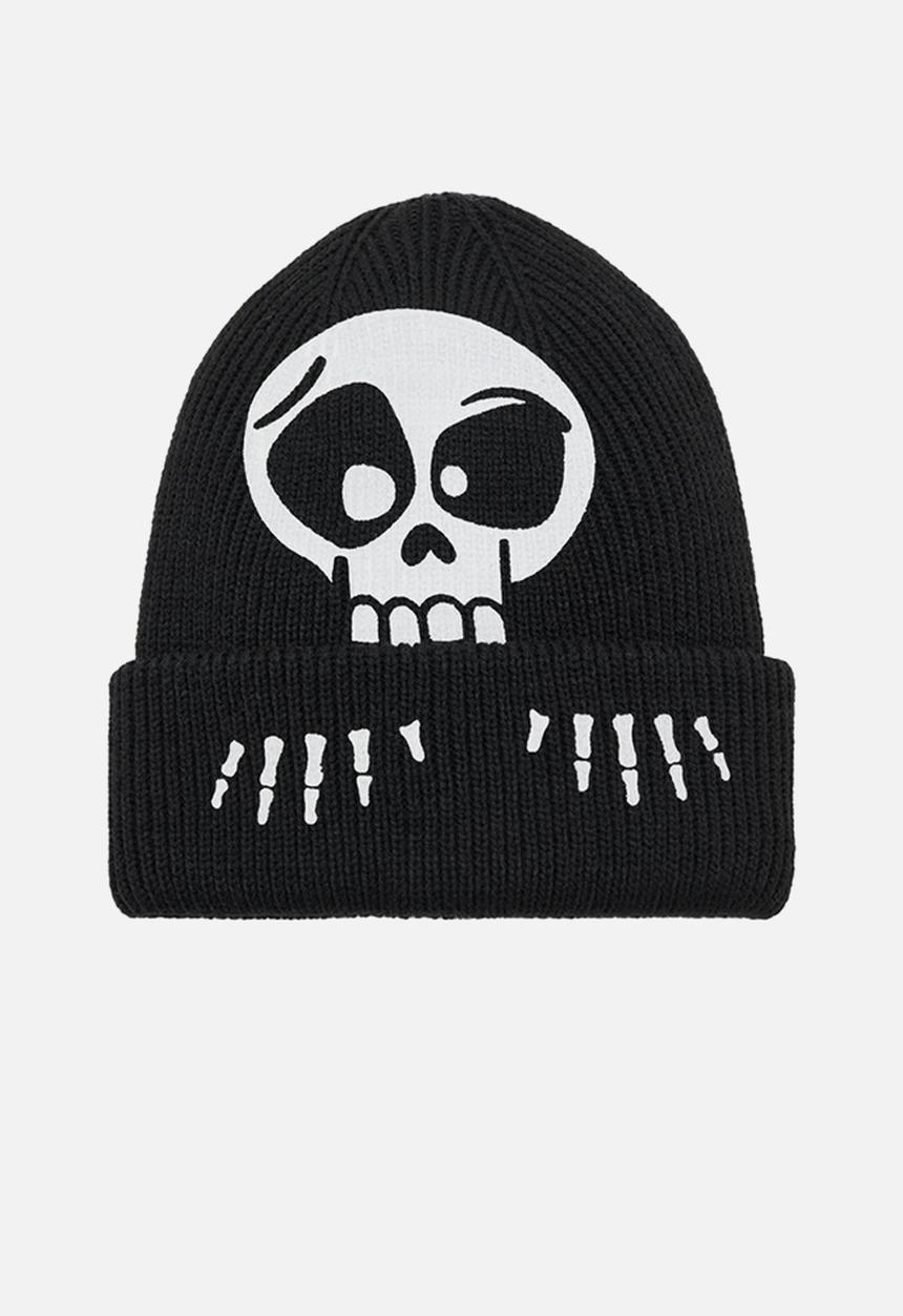 MANGO - Beanie BONE - black