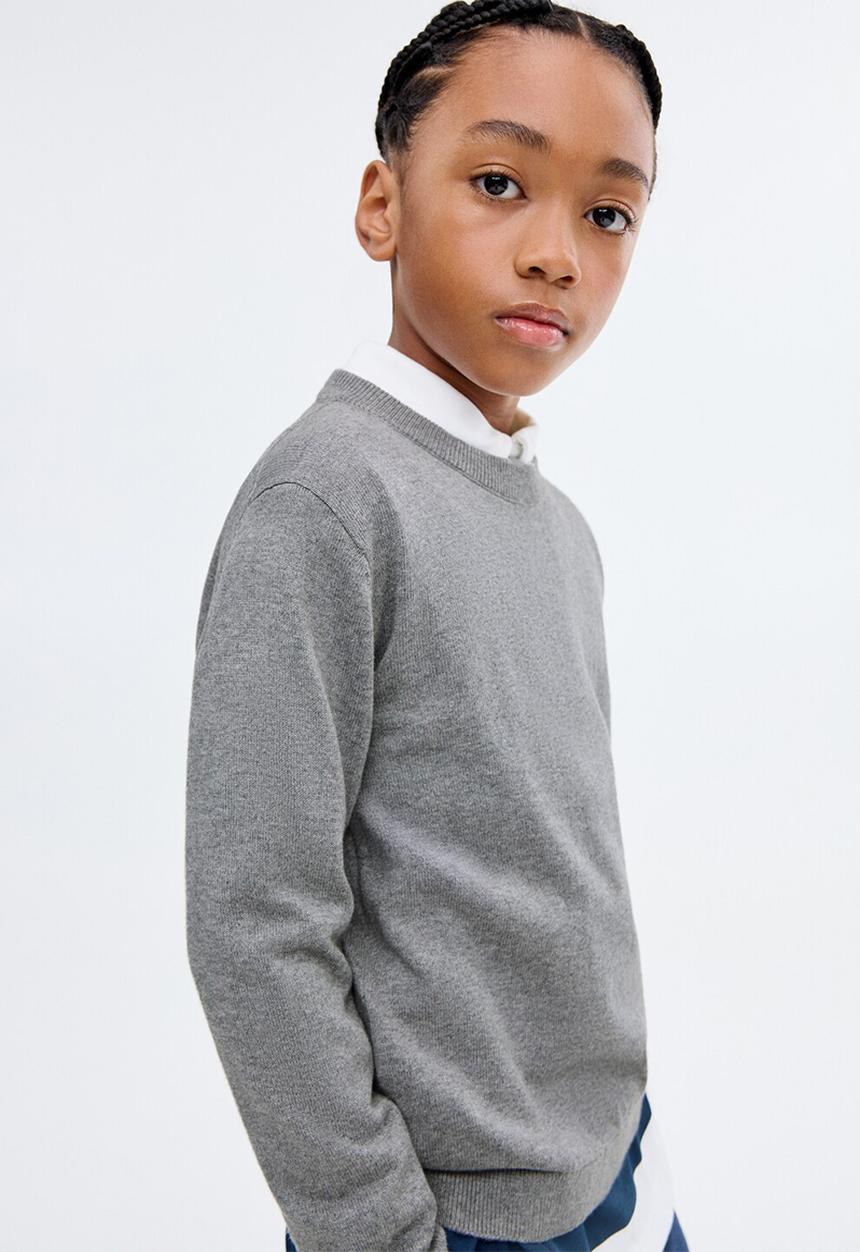 MANGO - Sweater hugo - medium gray