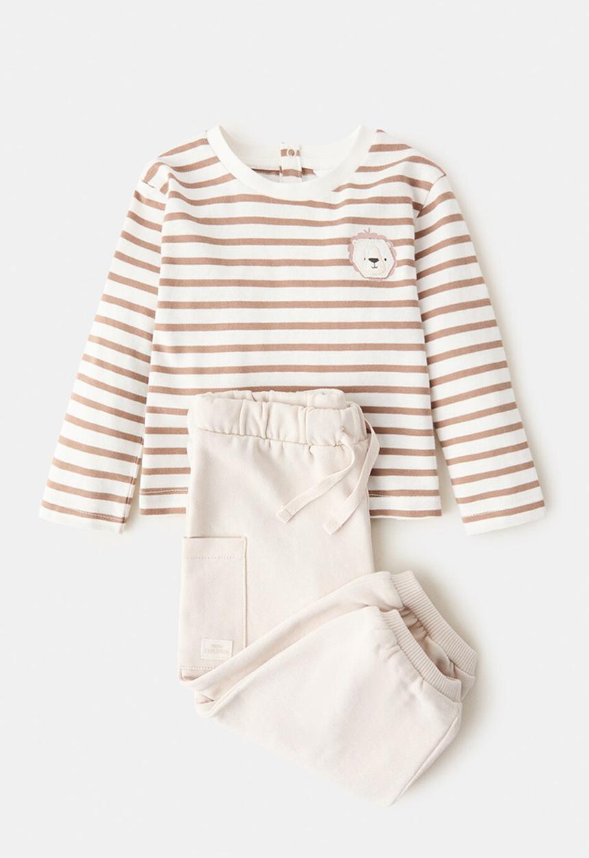 MANGO - T-Shirt LION - Natural
