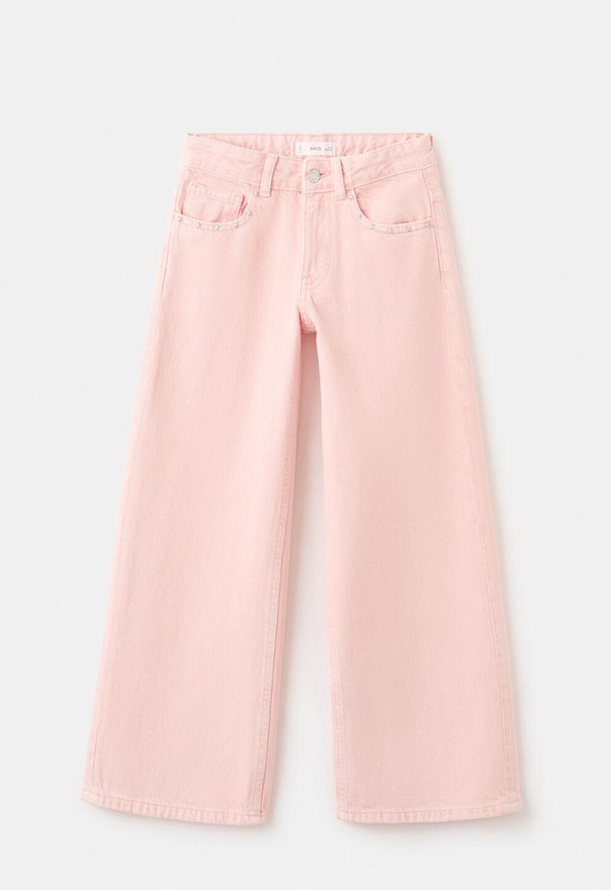 MANGO - Jeans Lowrise - pink