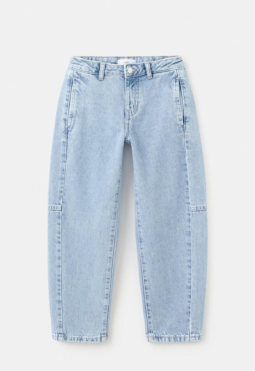 MANGO - jeans Balloon1 -open blue