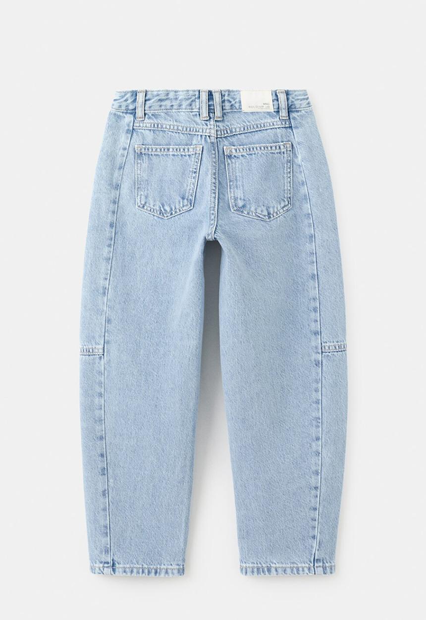 MANGO - jeans Balloon1 -open blue