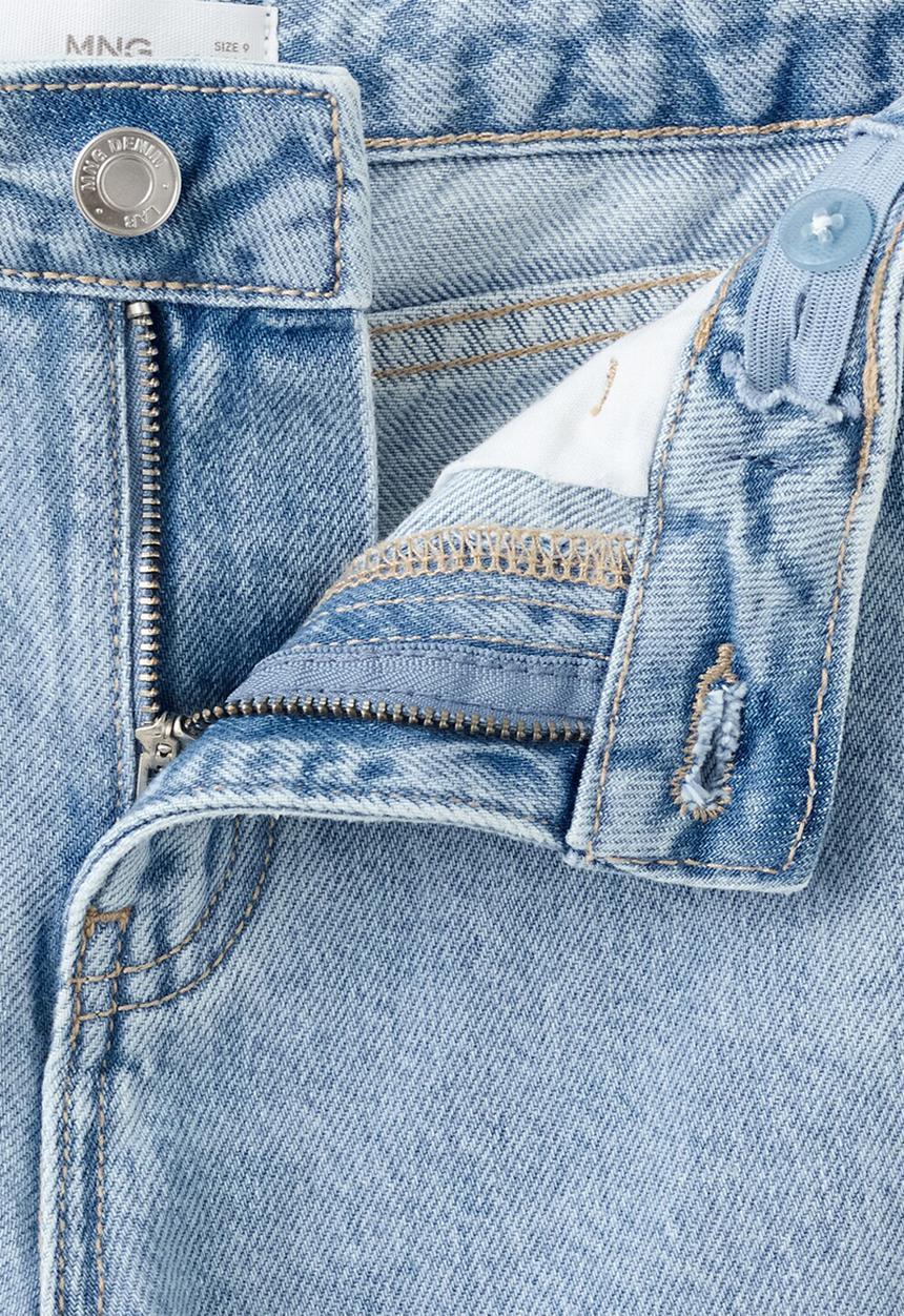 MANGO - jeans Balloon1 -open blue
