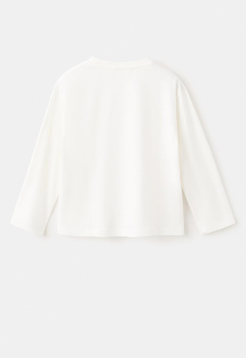 MANGO - Camiseta - Natural