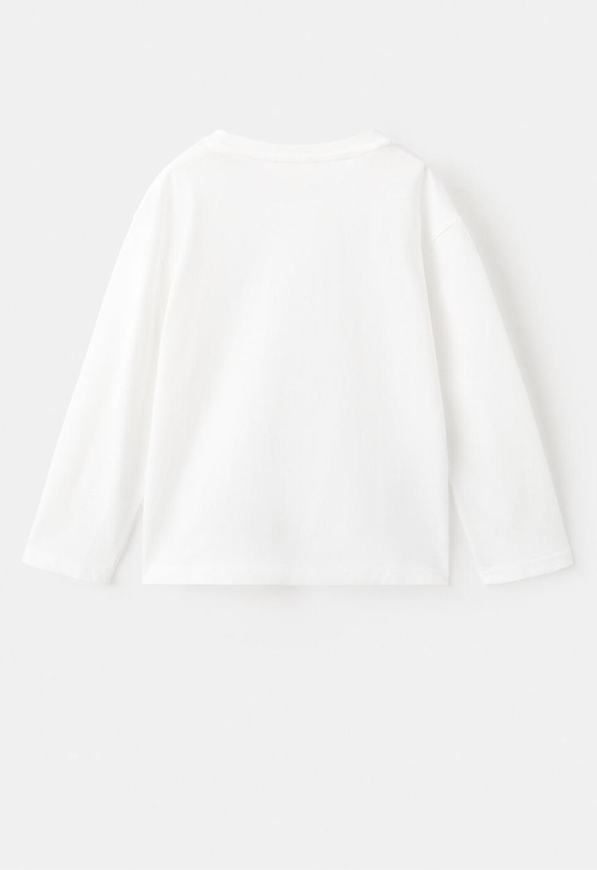 MANGO - Camiseta - Natural