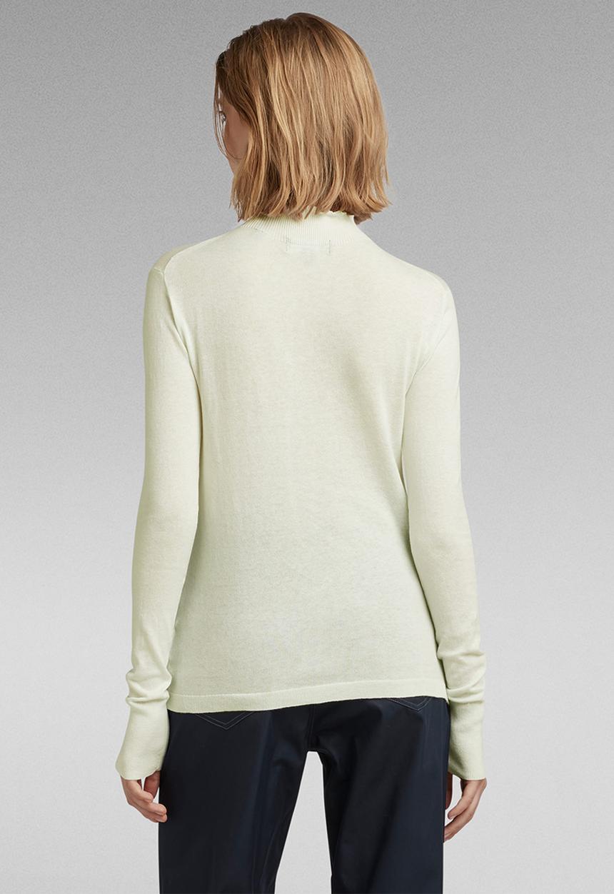 G-STAR - Stokyr turtle slim knit wmn l\s - lightest sky