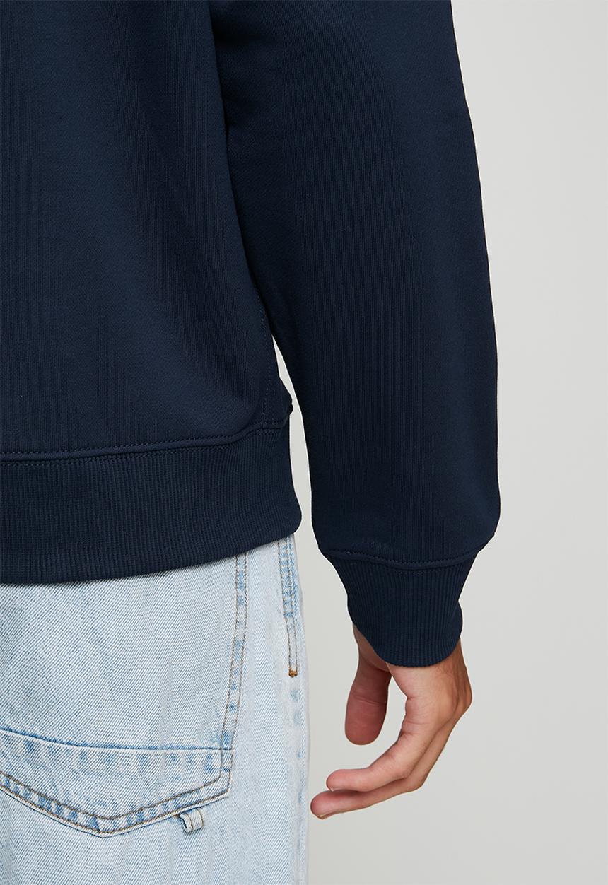 Calvin Klein - Long sleeve Eu 350Terry Monologo Cn Swtshrt - Dark Sapphire