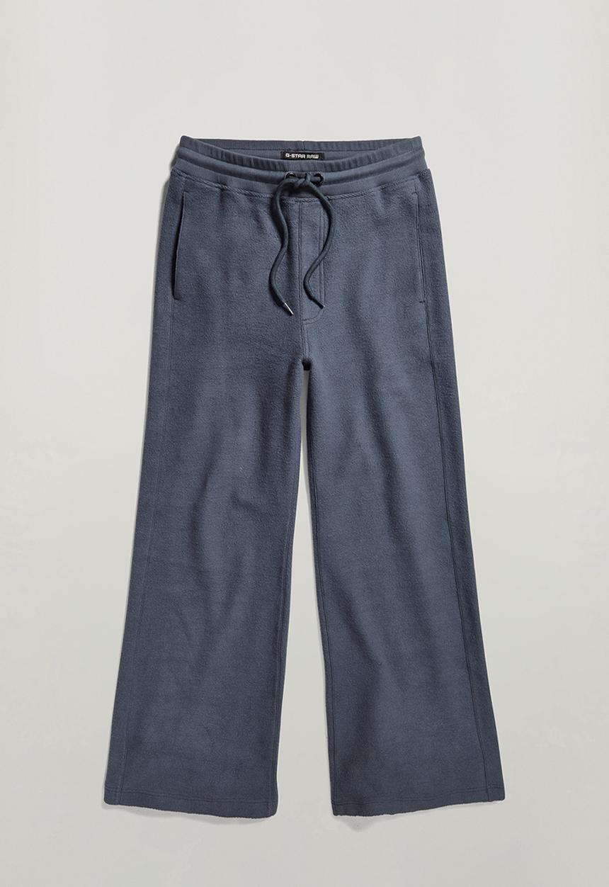 G-STAR - Shearling wide leg sw pant wmn - fantem blue