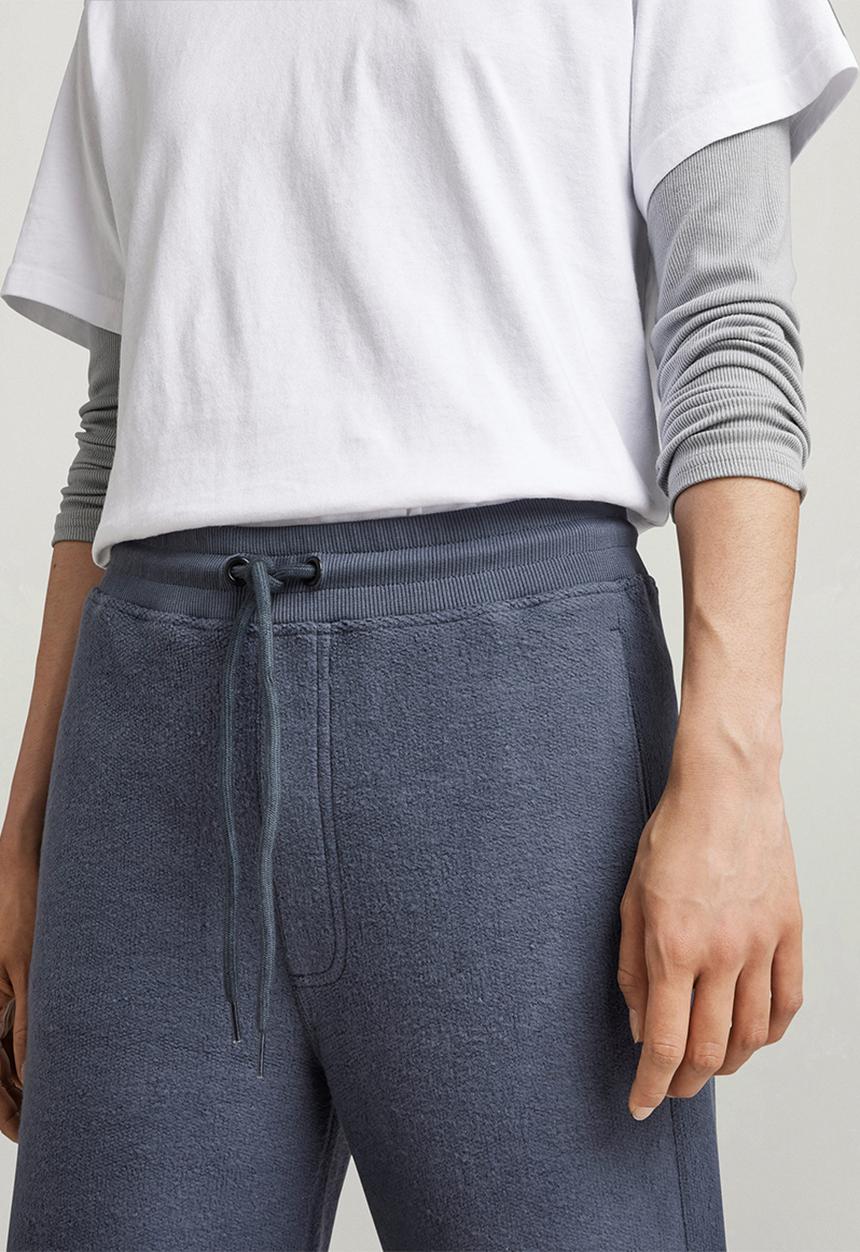 G-STAR - Shearling wide leg sw pant wmn - fantem blue